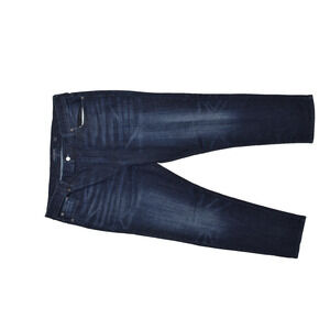 Men's Lucky Brand Jeans 42x32 411 Athletic Tapered Dark Wash Cotton Blend
